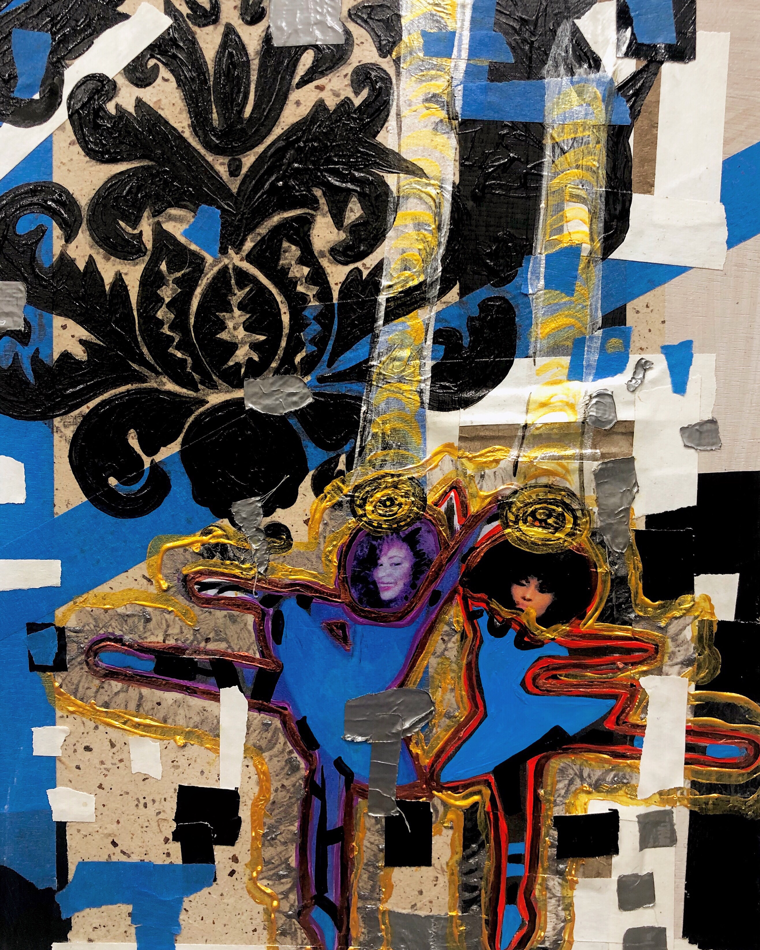 Anthony Smith Jr, Baby Love No 3, 9 x 11 inches, mixed media, 2019